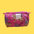 Hot Pink Jungle Leopard Wash Bag Set (Set of 3)