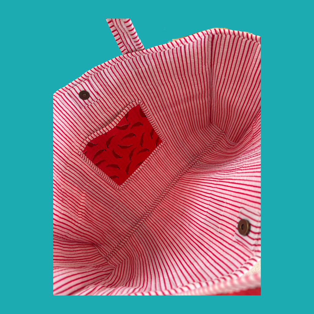 Red Chilli Pepper Large Tote Bag