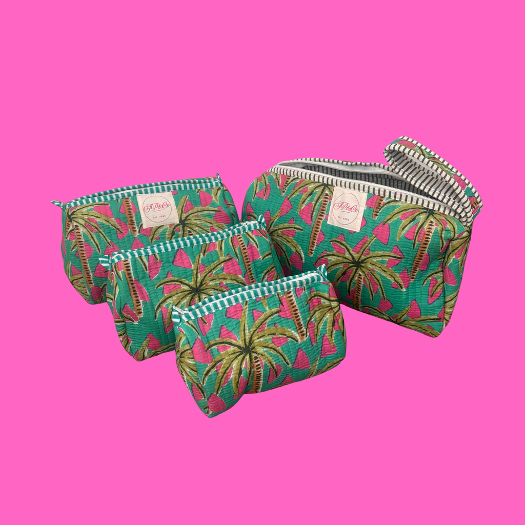 Miami Palm Emerald Nights Hairstyling Tool Bag
