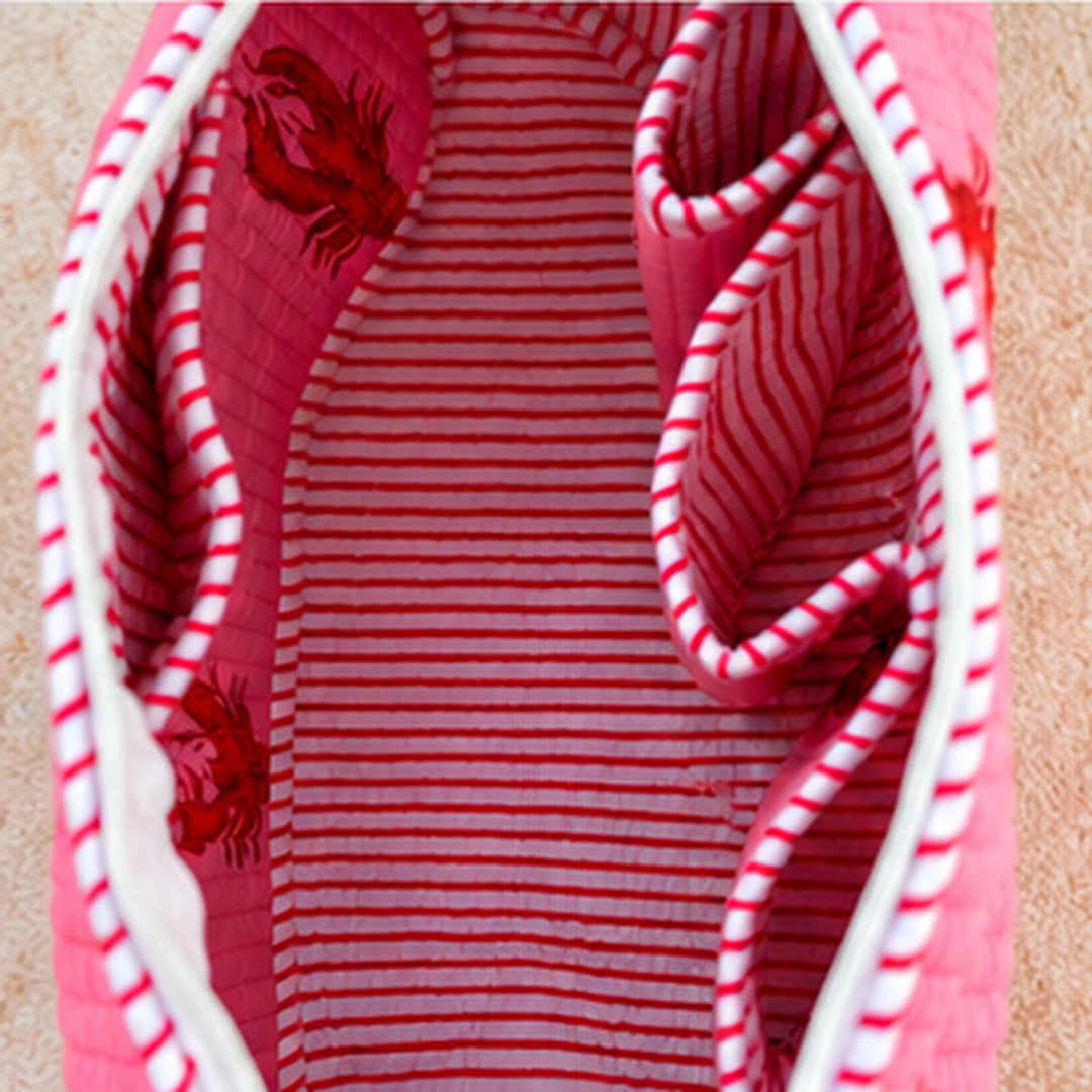 Pale Pink Lobster Hairstyling Tool Bag