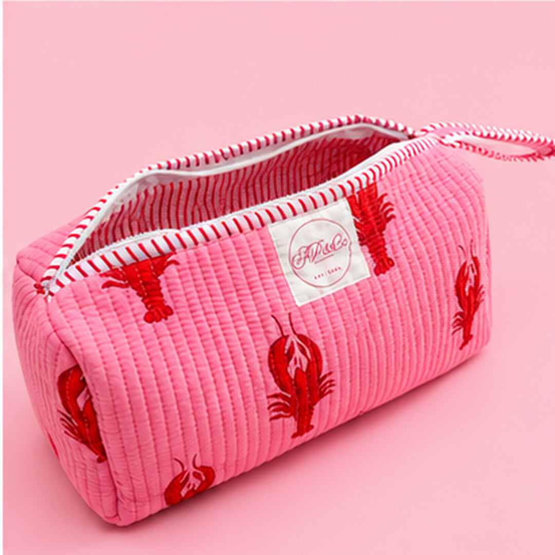 Pale Pink Lobster Hairstyling Tool Bag